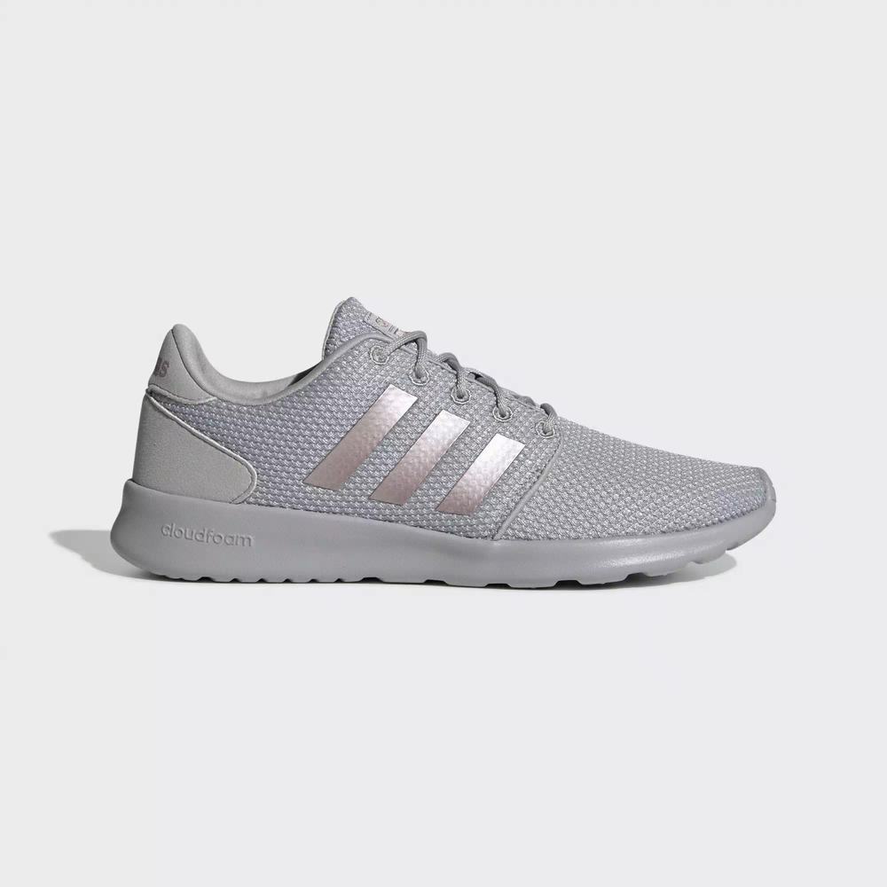 Adidas QT Racer Tenis Grises Para Mujer (MX-60617)